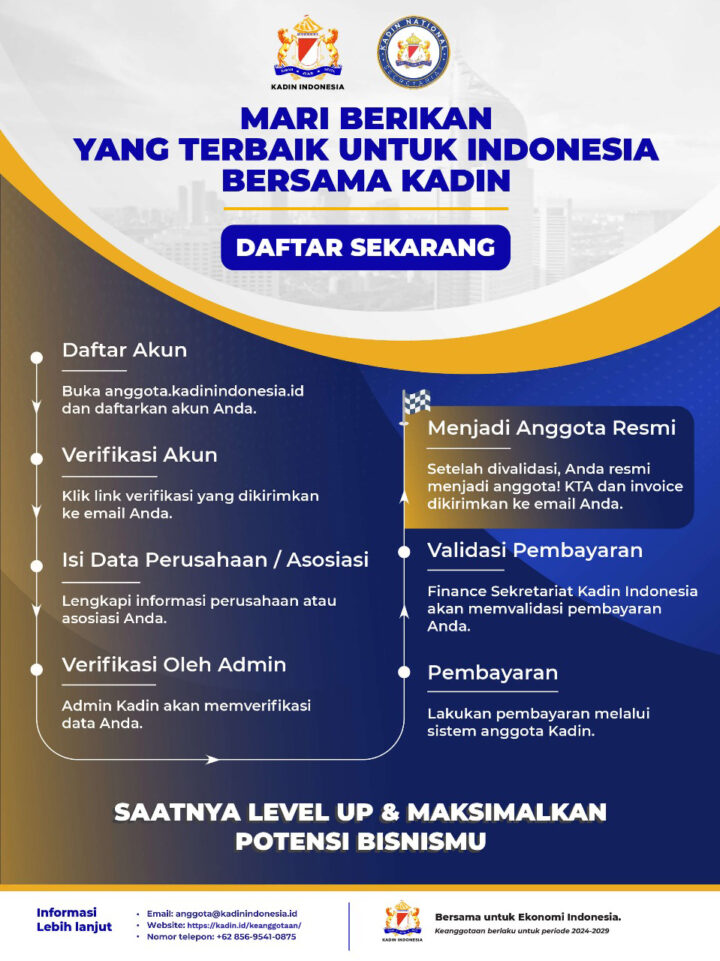 Flyer Daftar Keanggotaan Kadin